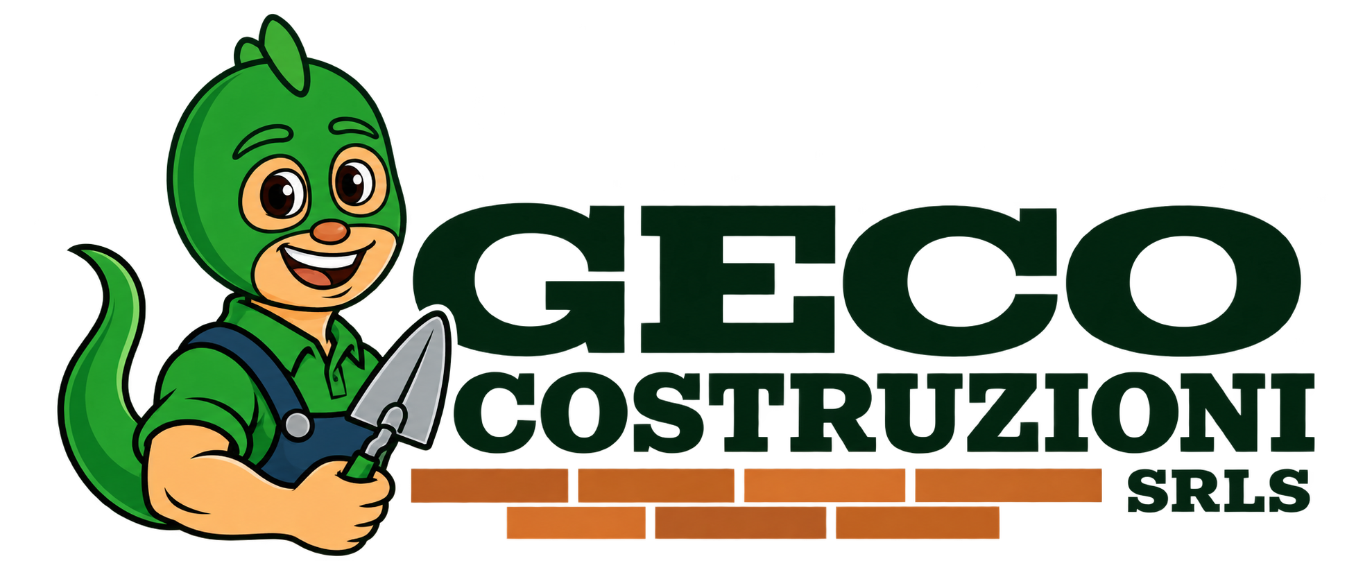 GECO Costruzioni SRLS — geco muratore con cazzuola